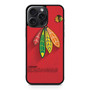 chicago blackhawks logo poster iPhone 15 Pro Max Case
