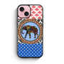 elephant aztec floral art iPhone 15 Case