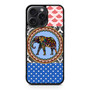 elephant aztec floral art iPhone 15 Pro Max Case