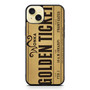 golden ticket willy wonka iPhone 15 Plus Case