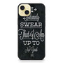 Harry-Potter quote i solemnly swear iPhone 15 Plus Case