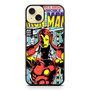 Iron Man Marvel Comic Cover iPhone 15 Plus Case