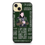 Loki Quotes iPhone 15 Plus Case