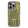 original disneyland ticket iPhone 15 Pro Case