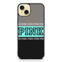 Pink Victoria's secret Limited style 2 iPhone 15 Plus Case