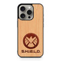 shield wood iPhone 15 Pro Case