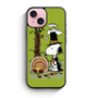 Snoopy under the tree iPhone 15 Case