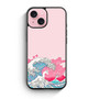 Ocean Wave in Pink Art iPhone 15 Case