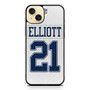 Cowboys Elliott 21 in Pattern iPhone 15 Plus Case