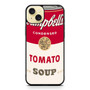 Andy warhol campbells soup iPhone 15 Plus Case