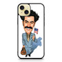 Borat Caricature iPhone 15 Plus Case