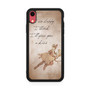 Peter Pan And Wendy Quote iPhone XR Case