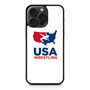Usa Wrestling League Logo iPhone 15 Pro Max Case