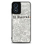 Ed Sheeran All Lyrics Motorola Moto G Play 2024 Case