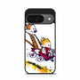 Calvin and Hobbes Riding Imagination Car Google Pixel 9 Case
