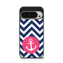 Pink Anchor Chevron Google Pixel 9 Pro Case