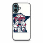 Baseball Twins iPhone 16 Plus Case