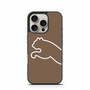 brown puma half logo iPhone 16 Pro Case