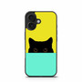Cute Black Cat iPhone 16 Case