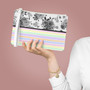 Colorful Pastel X Monofloral Woman Clutch Bag