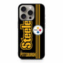 Pittsburgh Steelers Stripe iPhone 15 Pro Case