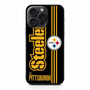 Pittsburgh Steelers Stripe iPhone 15 Pro Max Case