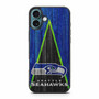 Seattle Seahawks Wood Art iPhone 16 Plus Case