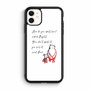 Winnie the pooh love quote iPhone 12 Case