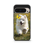 Cute puppy catching butterfly Google Pixel 9 Pro Case