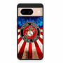 United States Marine Corps on USA Flag Pixel 8 | Pixel 8 Pro Case