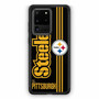 Pittsburgh Steelers Stripe Samsung Galaxy S20 Ultra Case