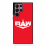 WWE raw red Samsung Galaxy S22 Ultra Case