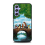 Winnie the pooh playing Samsung Galaxy A54 5G Case