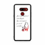 Winnie the pooh love quote LG G8 ThinQ Case