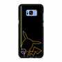 Pikachu pokemon line Samsung Galaxy S8 | S8+ Case