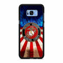 United States Marine Corps on USA Flag Samsung Galaxy S8 | S8+ Case