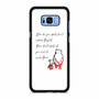 Winnie the pooh love quote Samsung Galaxy S8 | S8+ Case