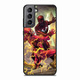 Batman The red Death Against Flash Samsung Galaxy S21 Case