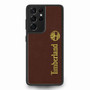Brown Colored Timberland Samsung Galaxy S21 Ultra Case