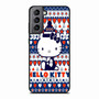 hello kitty cute aztec Samsung Galaxy S21 Case