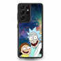 Rick and Morty in Space Samsung Galaxy S21 Ultra Case