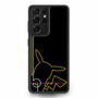Pikachu pokemon line Samsung Galaxy S21 Ultra Case