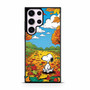 Snoopy Autumn Samsung Galaxy S23 Ultra Case