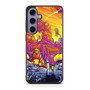 Rick and Morty Fighting Alien Samsung Galaxy S25 Series Case