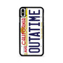 Outatime Back To The Future California License Plate iPhone X / XS | iPhone XS Max Case Outatime Back To The Future California License Plate iPhone X / XS | iPhone XS Max Case