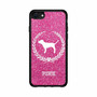 Glitter Pink Dog Logo iPhone 16e Case