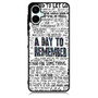 A day to remember Lyrics Samsung Galaxy A06 Case