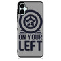 On your left captain america 1 Samsung Galaxy A06 Case