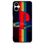 Psychedelic Alien Emoji Pattern Samsung Galaxy A06 Case