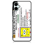 Spongebob Squarepants Driver License Samsung Galaxy A06 Case
